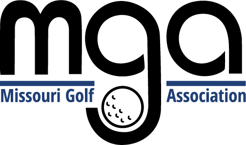 mga logo with an image of a golf ball