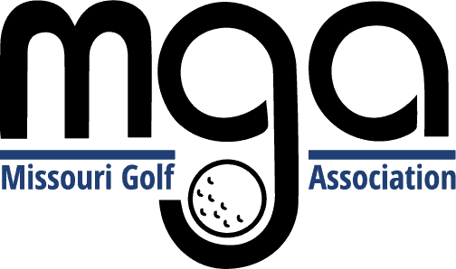 mga logo with an image of a golf ball