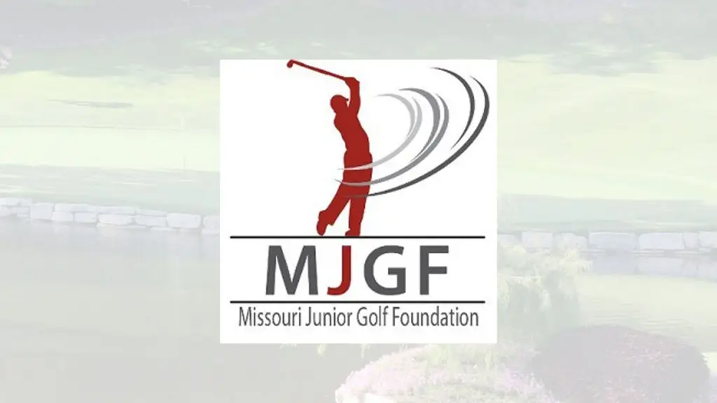 missouri jr golf foundation logo over a photo of a golf course